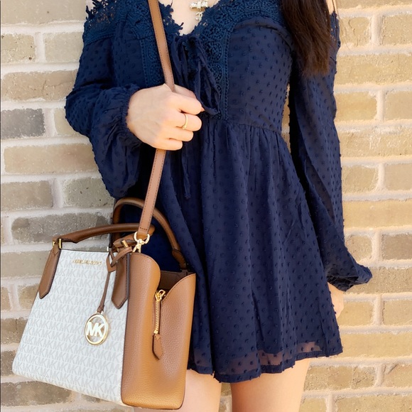 Michael Kors Satchel bag + wallet vanilla - Picture 5 of 8